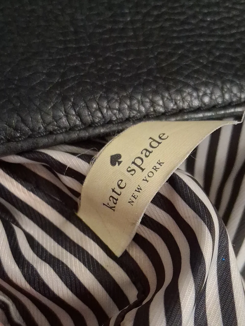 kate spade Black Pebbled Leather Crossbody